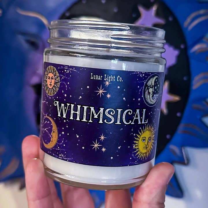 90s Whimsigoth Whimsical Scented Candle Celestial Witchy for wholesale by Lunar Light Co.