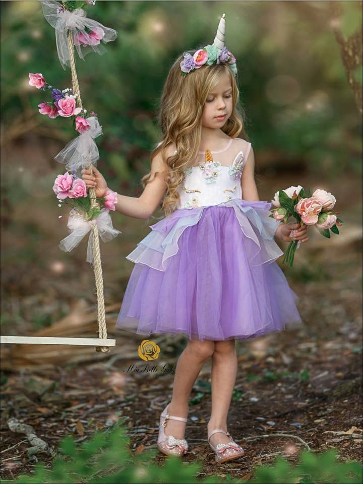 Sweet Unicorn Magic Party Tutu Dress for wholesale by Mia Belle Girls • Wholesale