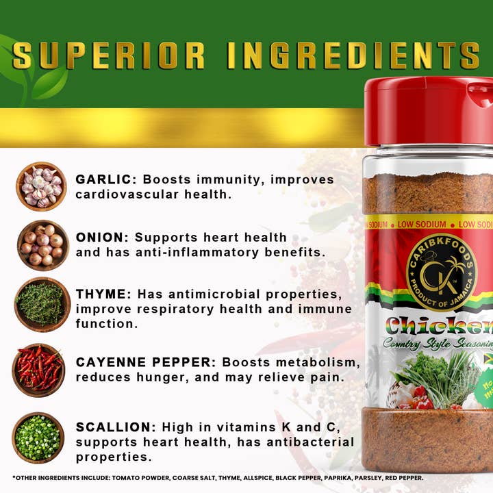 Caribbean Kitchen Foods - Wholesale Dried spice mix - Caribbean Kitchen Kosher Chicken Seasoning1
