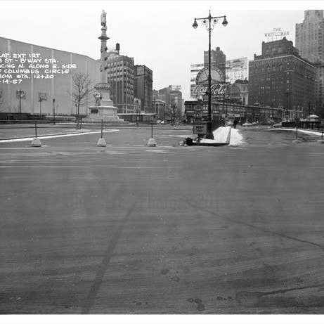 Calle 59 y Broadway, frente a Columbus Circle para venta al por mayor de Old NYC Photos