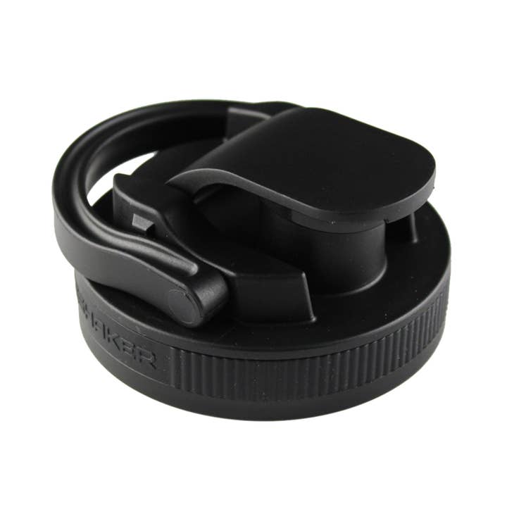 26oz Shaker Lid - Black Lid with Black Band for wholesale by Ice Shaker