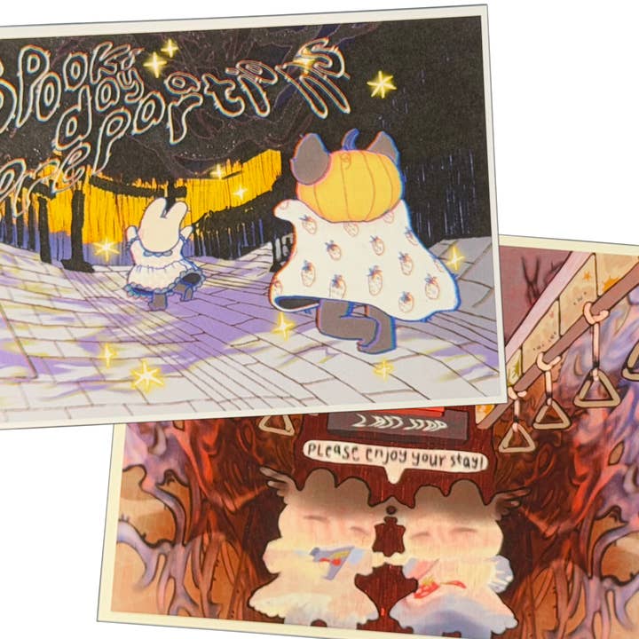 Late Night Prints for wholesale by Milki Tea Studios