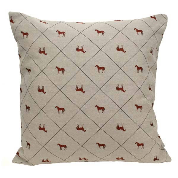 Cuscino ricamato Hallie the Horse per la vendita all'ingrosso da parte di Rennie & Rose