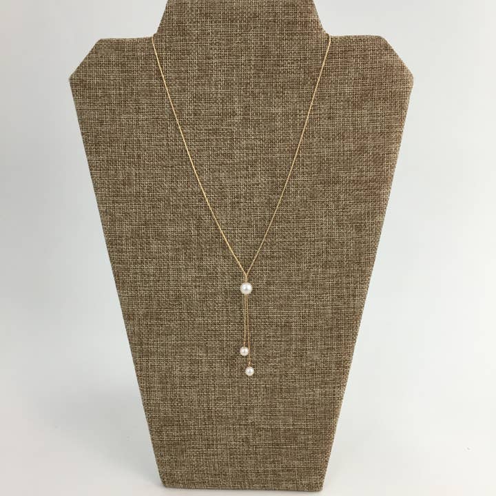 SongLily - Wholesale Y-Neck/Lariat Necklace - Multi Pearl lariat necklace