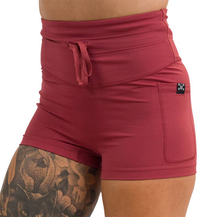 Omni Shorts | Garnet Red for wholesale by Constantly Varied Gear