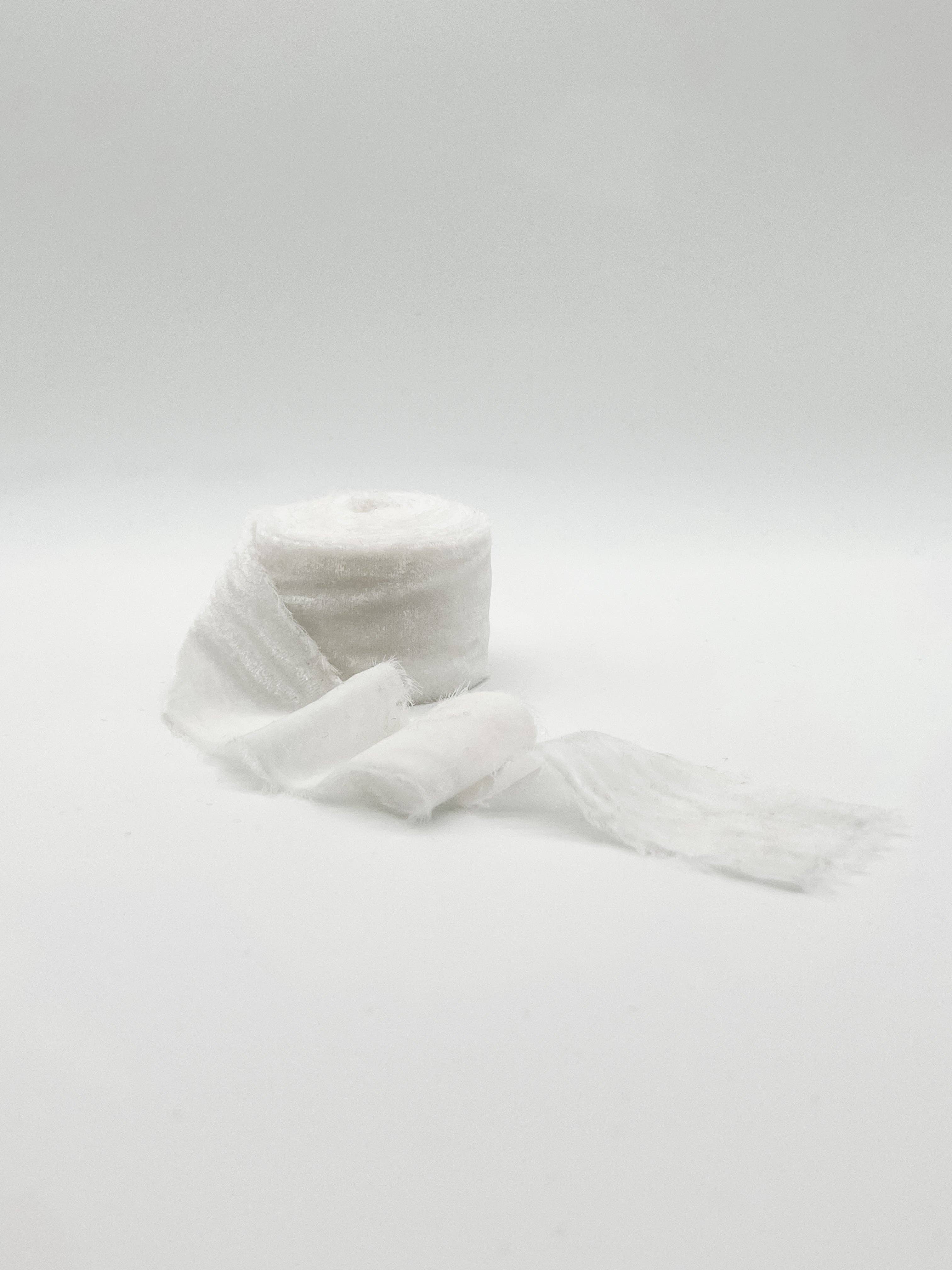 Trim & Twine - Wholesale Ribbon - Gift Wrapping - Bulk 2" Raw Edge Velvet Ribbon - 33 Colors1