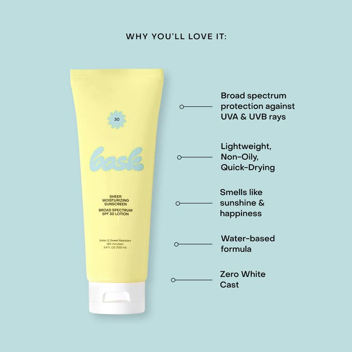 Bask Sunscreen - Wholesale Sunscreen - Bask SPF 30 Lotion Sunscreen Travel Size