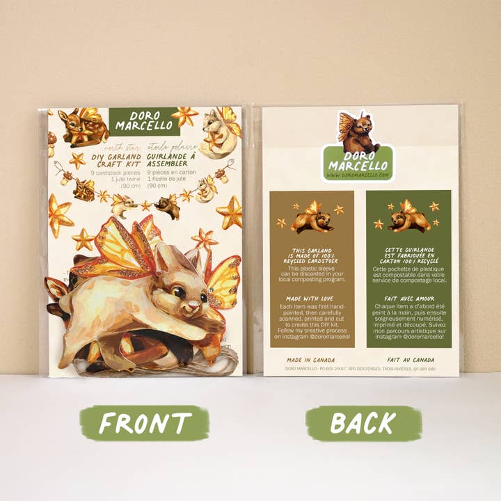 Doro Marcello - Wholesale Bunting/Garland - DIY Paper Garland Kit | Stars & Fairy Animals Nursery Decor2