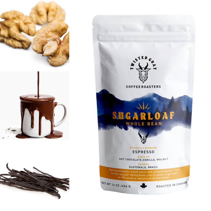 Twisted Goat Coffee Roasters - Wholesale Coffee Beans - Sugarloaf | Whole Bean Coffee | Espresso | 1lb