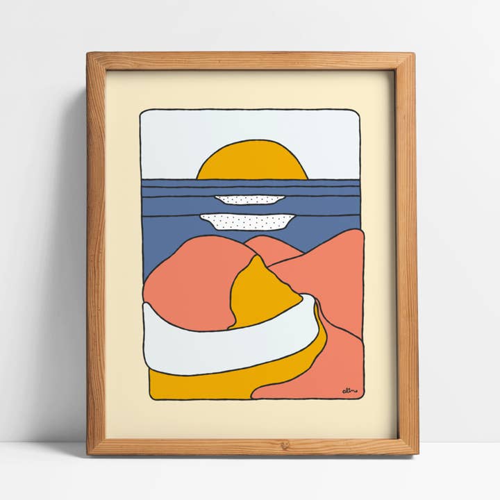 The End Of The Beginning Art Print for wholesale by Alimo