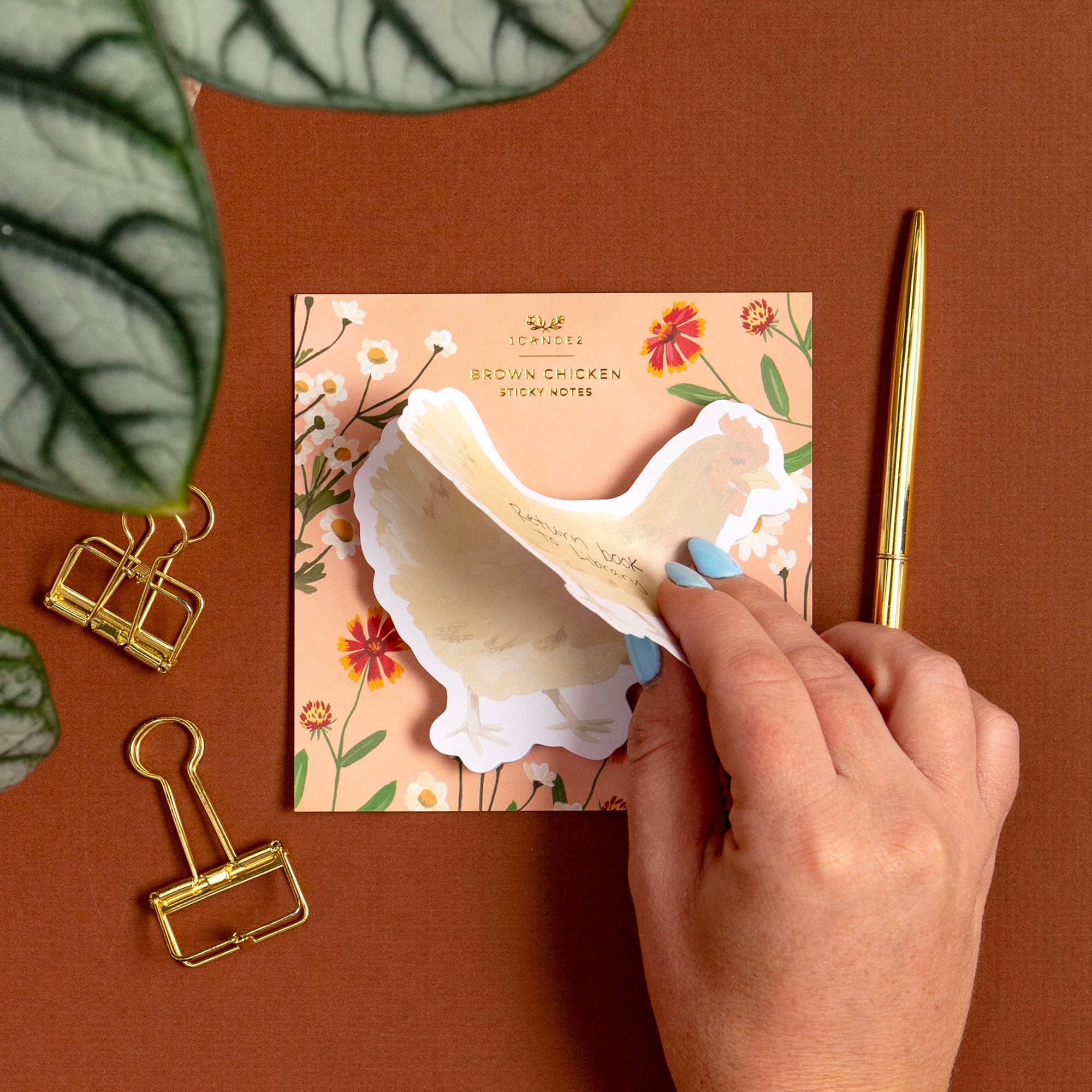 1canoe2 | One Canoe Two Paper Co. - Wholesale Sticky Notes - Brown Chicken Sticky Notes2