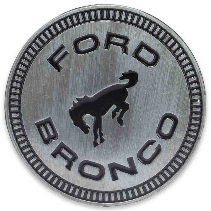 Open Road Brands, LLC - Wholesale Wall Decal/Stickers - Ford Bronco Logo Adhesive Metal Car Emblem