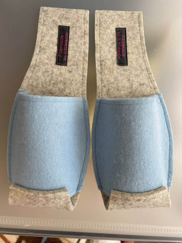 Filzmaus – wholesale Tofflor - Dam – filt tofflor - tofflor - ullfilt tofflor halkfria