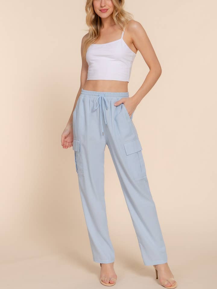 Linen Cargo Pants for wholesale by Active Basic | Active USA