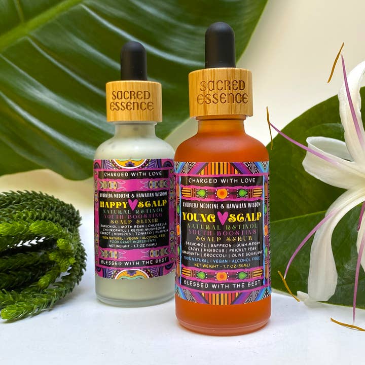 The Sacred Essence – wholesale Scalp/hair treatment – YOUNG SCALP - Ayurveda Bakuchiol Serum - 50ML