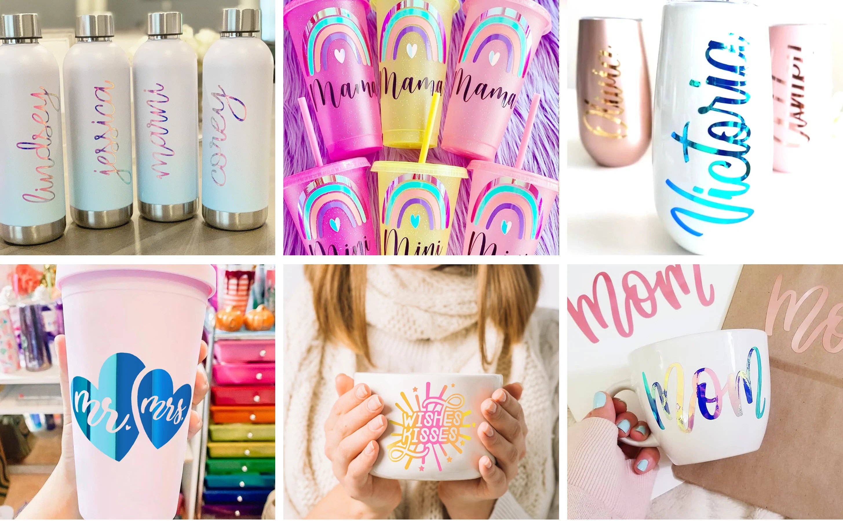 Crafting with CT – Engroshandel Håndværk forsyninger – Opal vinyl ark 30 x 30 cm4