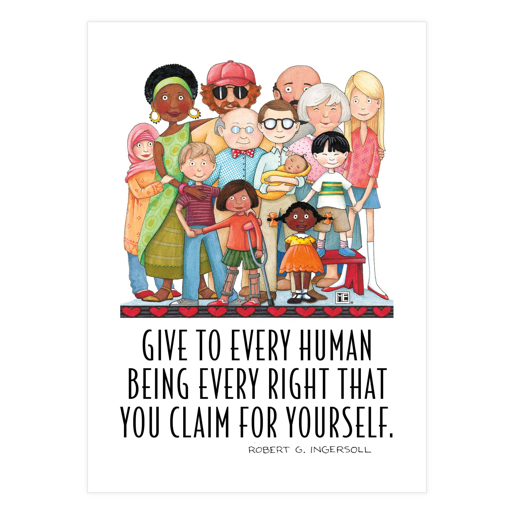 Mary Engelbreit Studios - Vente Assortiment de cartes postales - Cartes postales Voix égales6