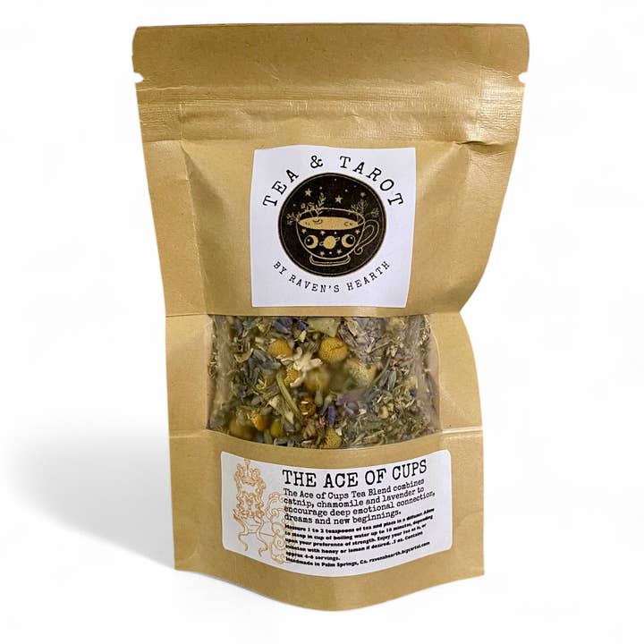 Raven’s Hearth - Wholesale Loose Tea - The Ace of Cups Tea Blend | dreams & new beginnings .5 oz