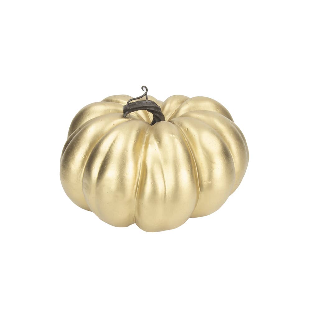 Tim&Puce Factory - Wholesale Decorative Tabletop Object - SMALL GOLDEN PUMPKIN1