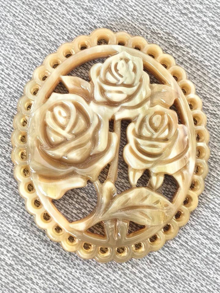 Rose Brooch for wholesale by Hala Design