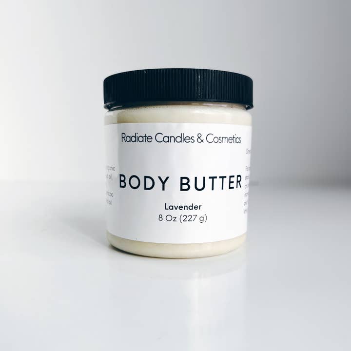 Lavender Body Butter for wholesale by Radiate Candles & Cosmetics