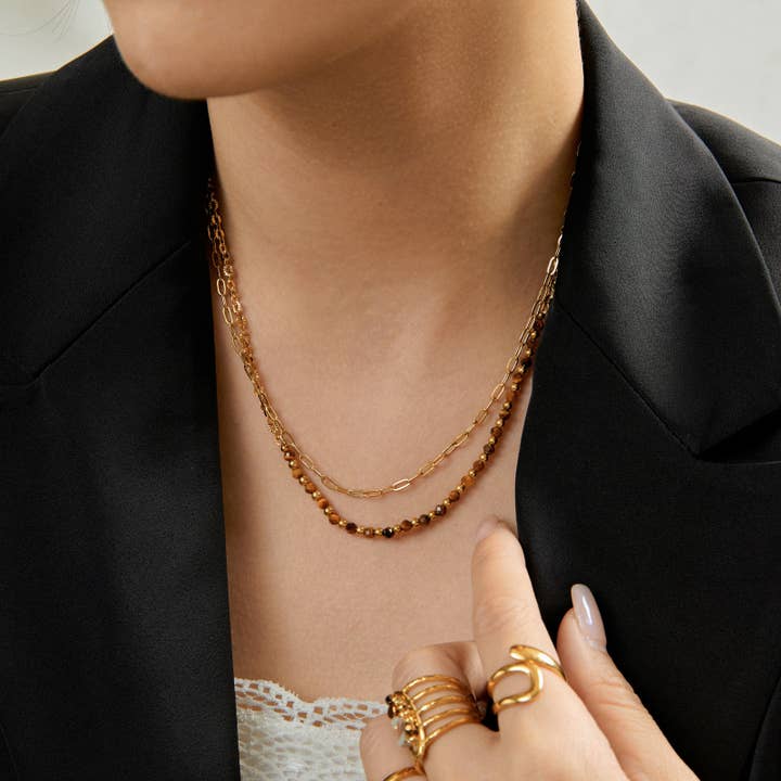 Multi-strand necklace - Ashley for wholesale by Lovelika