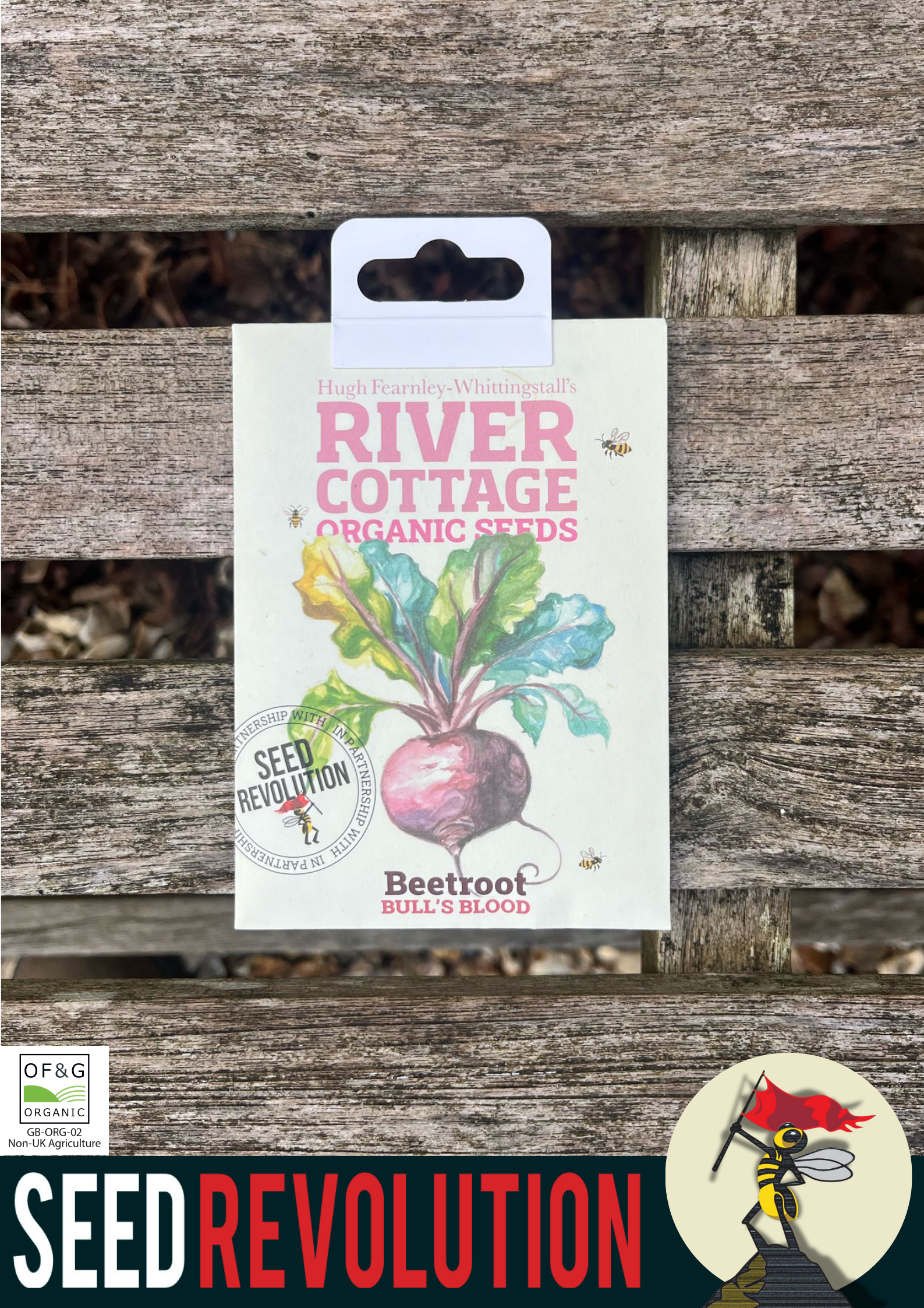 Seed Revolution – wholesale Plant seeds – Organic Beetroot Bull's Blood Vegetable Seed - River Cottage0