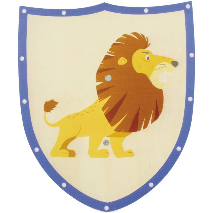 Ulysse Couleurs d'Enfance – Engroshandel Trælegetøj - Børn – SVÆRD OG SKJOLD: LØVE