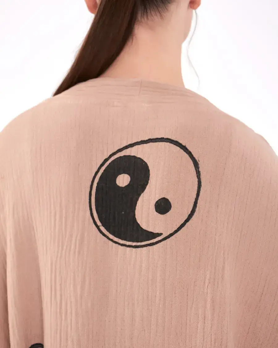 Umays Boho - Wholesale Kimono - Women's - Yin Yang Cotton Kimono, Long Kimono, Bohemian Clothing5