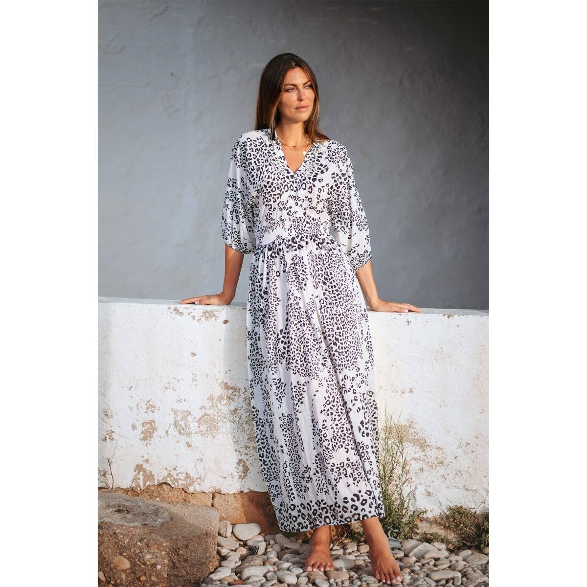 Blank Guadalupe Long Midi Dress for wholesale on Faire0
