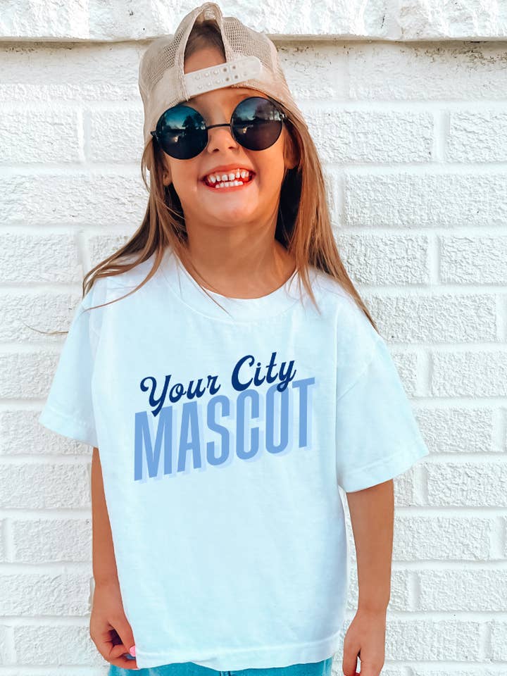 BENUTZERDEFINIERTES Stadt- und Maskottchen-Jugend-Grafik-T-Shirt für den Großhandel von Uncommon Label