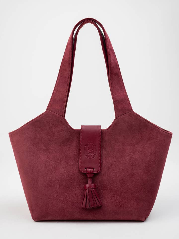 Carolina Bag burgundy for wholesale by Alma Caso