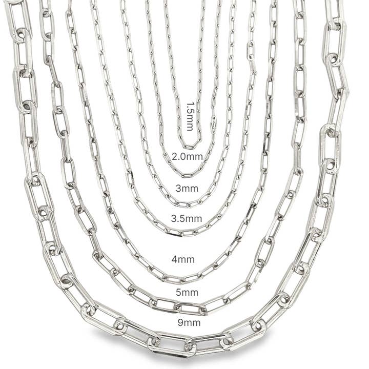 MIA Jewelry – Colar de elos e correntes por atacado – Corrente de clipe de papel (F164/F174/F175/F177/F178/F180/F181/F184/F185/F186/F192)1