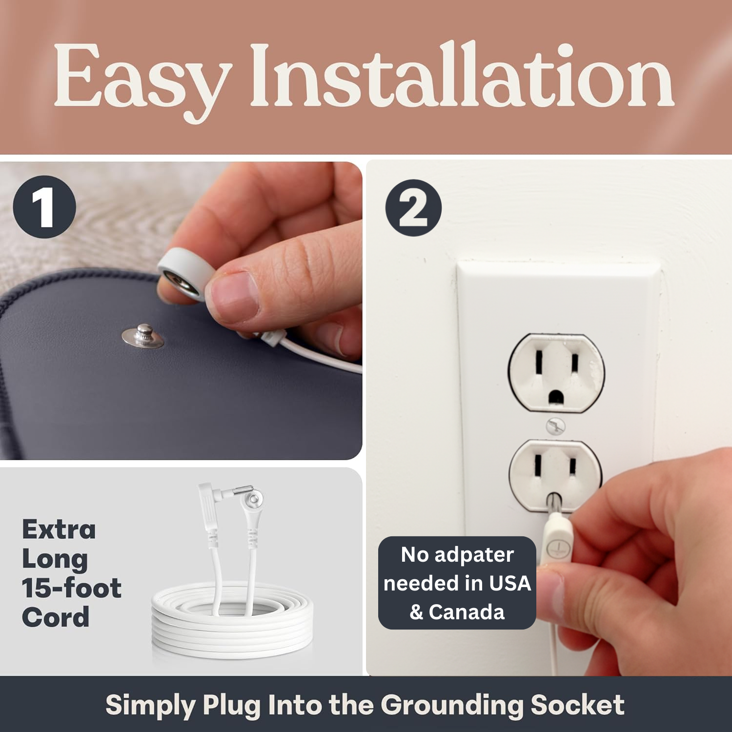 GAYA - Wholesale Yoga Mat - Grounding Mat - Improve Sleep & Reduce inflammation, Purple1