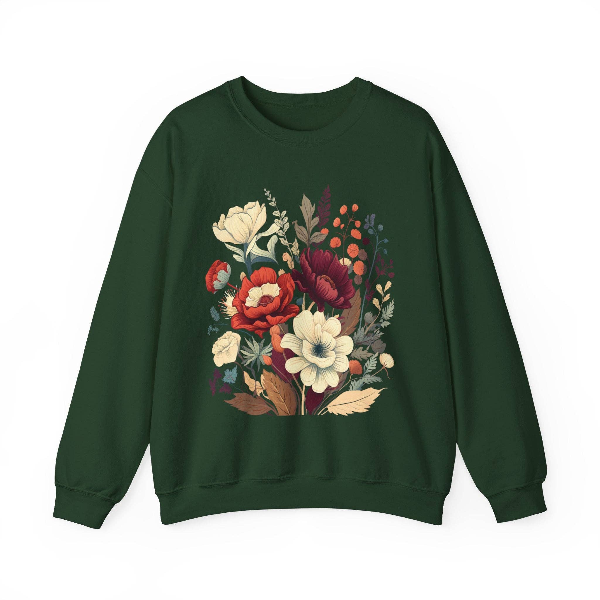 Sisterly Gifts Shop - Wholesale Graphic Sweatshirt - Women's - Vintage Botanical Sweatshirt | Graphic Nature Crewneck4