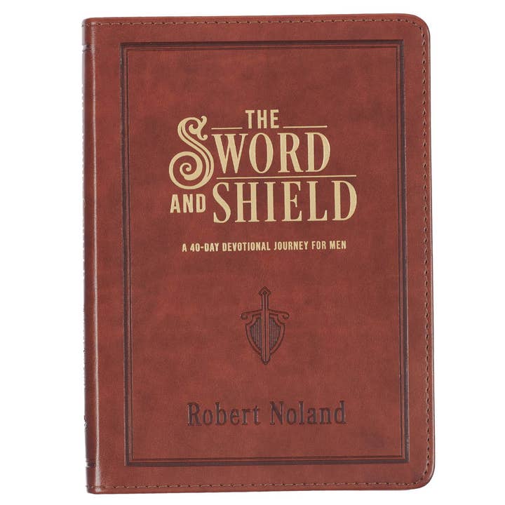 Devotional The Sword and Shield Faux Leather for wholesale by Christian Art Gifts