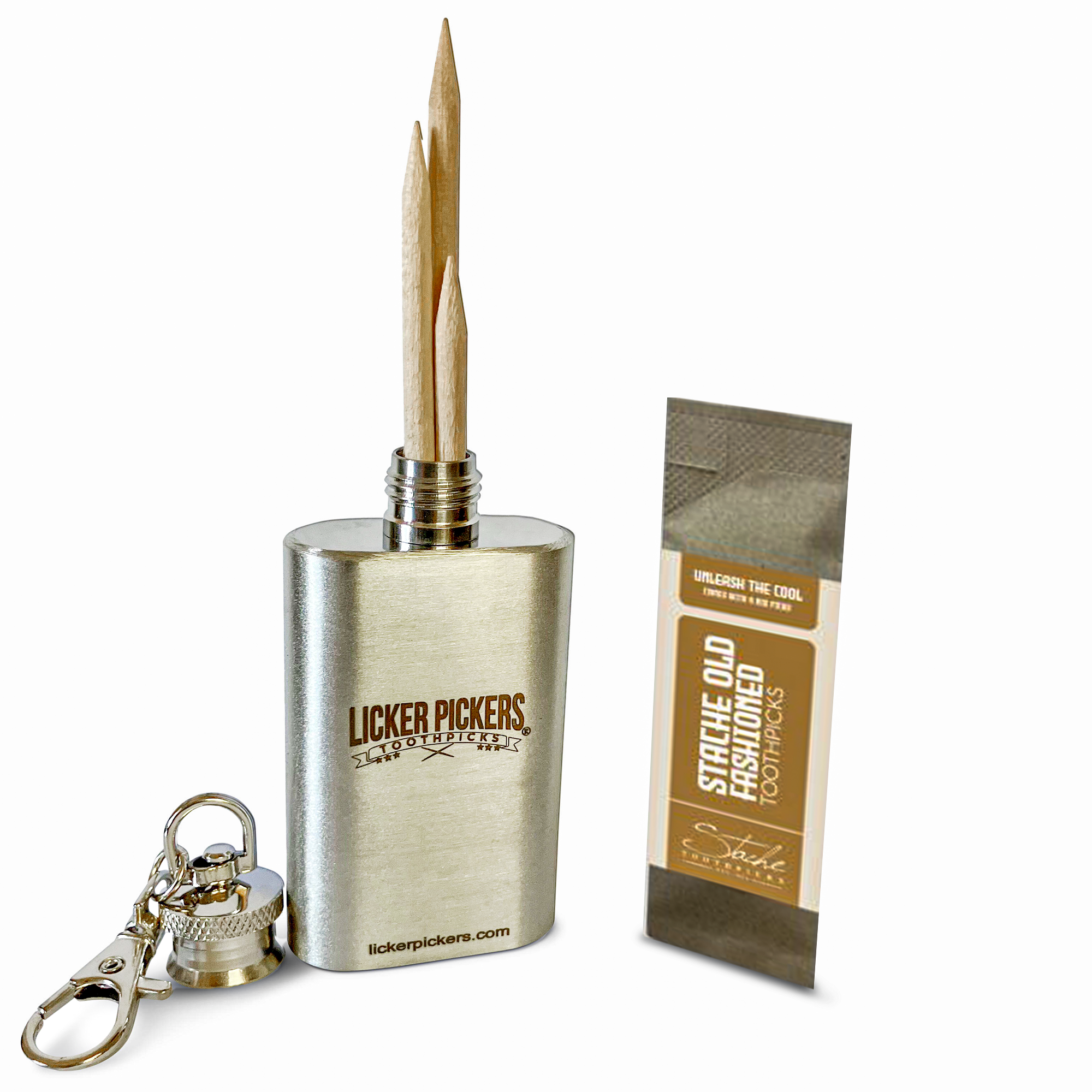 Licker Pickers Toothpicks - Vente Cure-dents - Cure-dents Stache - Collection Speak Easy22