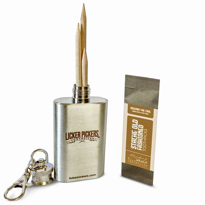 Licker Pickers Toothpicks - Wholesale Toothpick - Stache Toothpicks - Speak Easy Collection22