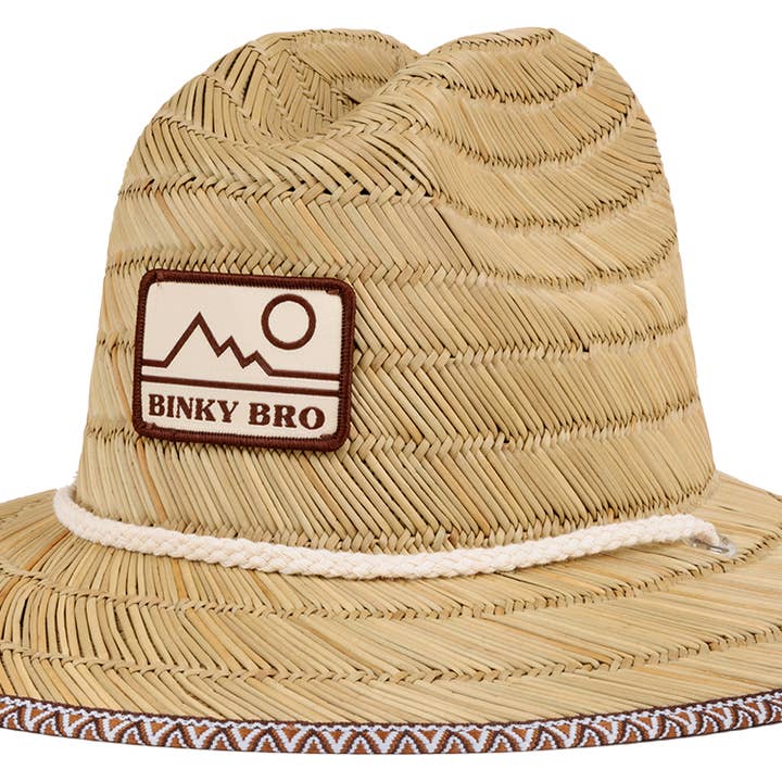 BinkyBro - Wholesale Sun Hat - Kids - Barney Patrol (Mt. Banks) Straw sun hat