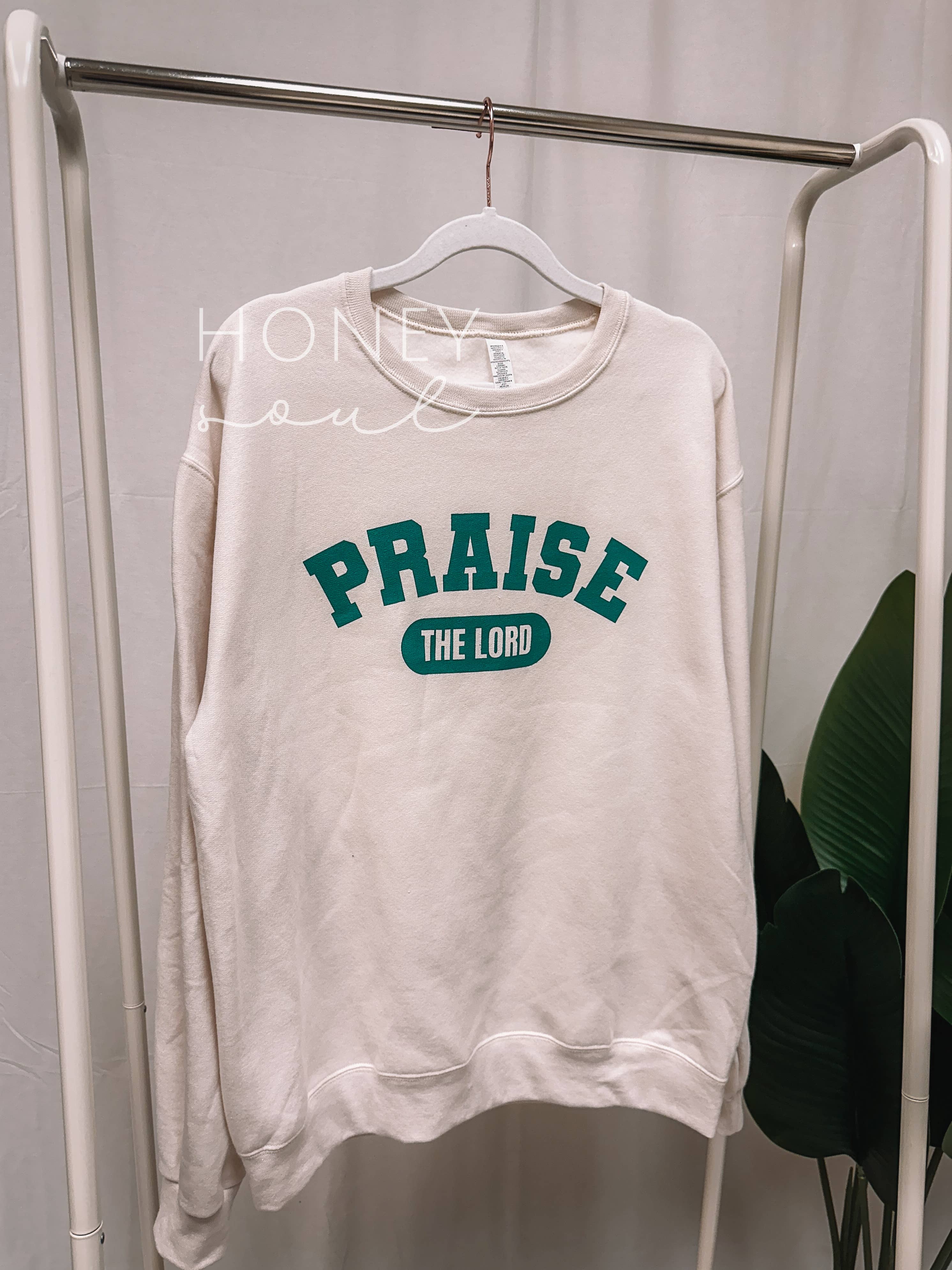 Honey Soul LLC - Wholesale Graphic Sweatshirt - Women's - Praise The Lord Graphic Screen Print Sweatshirt6