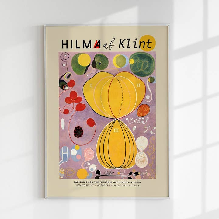 Hilma Af Klint Exhibition Poster The Ten Largest Nr 7 for wholesale by Patroa Studio