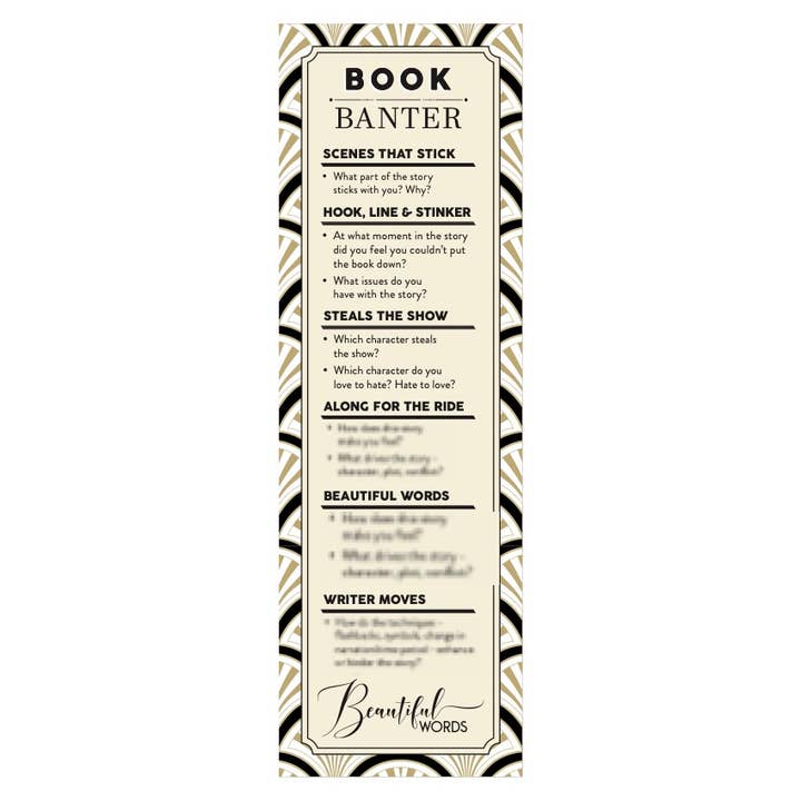 Beautiful Words - Wholesale Bookmark - Book Banter Bookmark