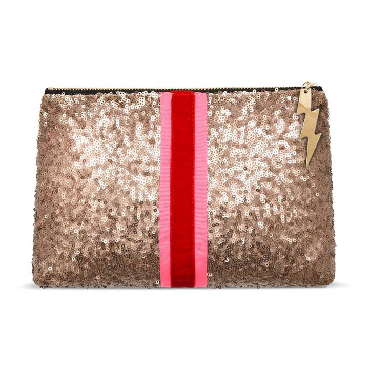 GOLD SEQUIN CLUTCH for wholesale by Cockatoo
