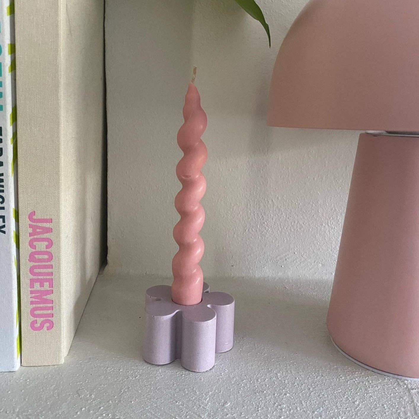 Manara Home – Suporte de vela por atacado – Porta-velas de flor feitos à mão em Jesmonite5