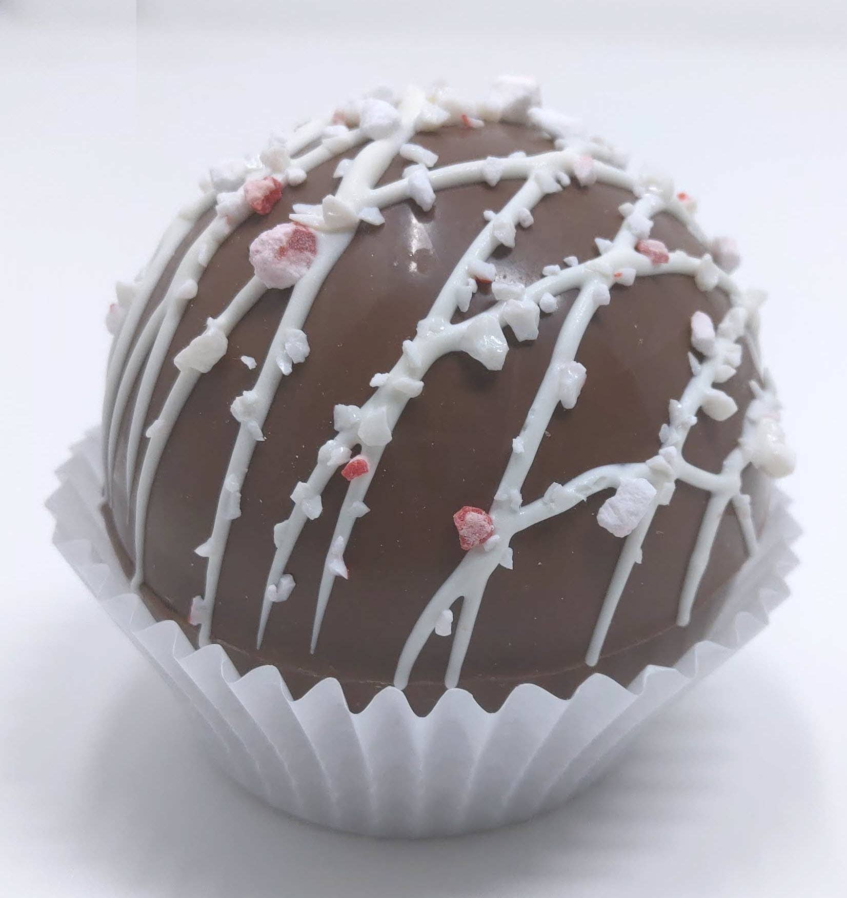 Wild Angel Treats, LLC - Wholesale Chocolademelk/cacaomix/kit - Pepermunt Grote artisanale warme cacaobommen1