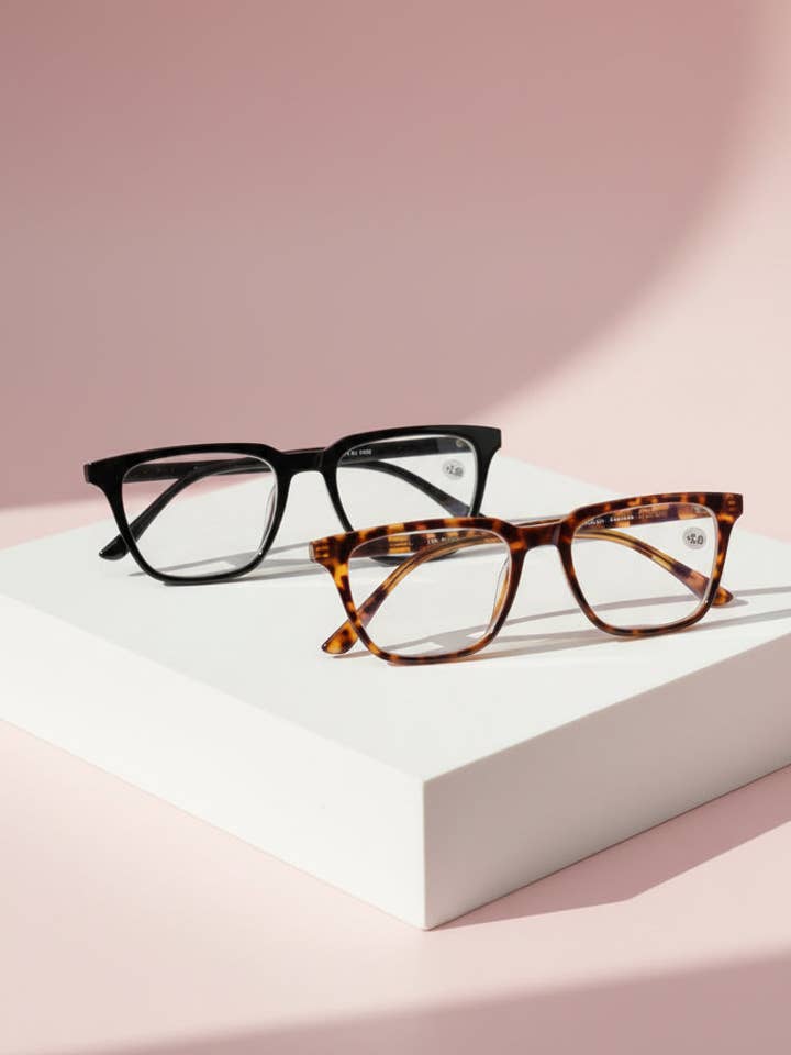 Schildpadpatroon acryl leesbril voor wholesale door Arya Jewellery Wholesale