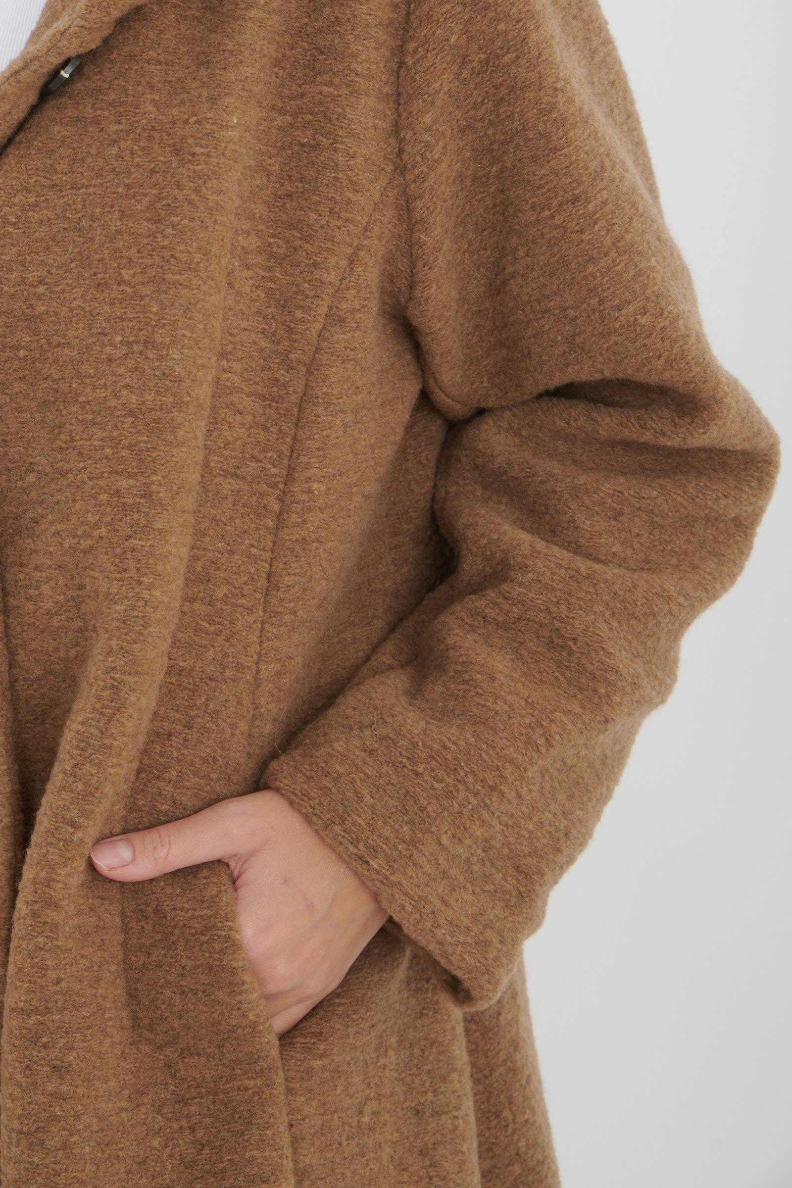 ORNELLA PARIS - Wholesale Coat - Women's - BLL-M4206 wool blend coat3