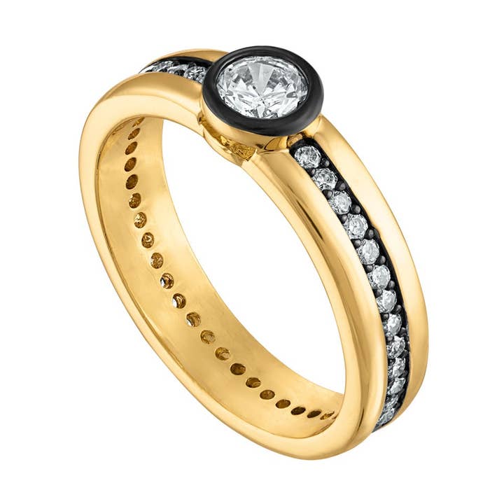 Anillo Isla de corte redondo para venta al por mayor de Josefina Jewels