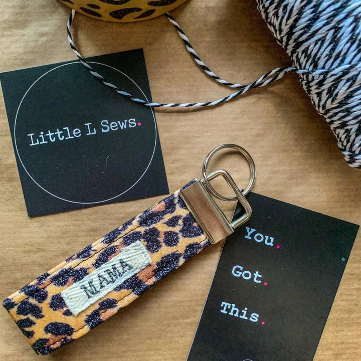 Little L Sews – wholesale Keychain – Women's – Glitter Fabric Key Fobs6