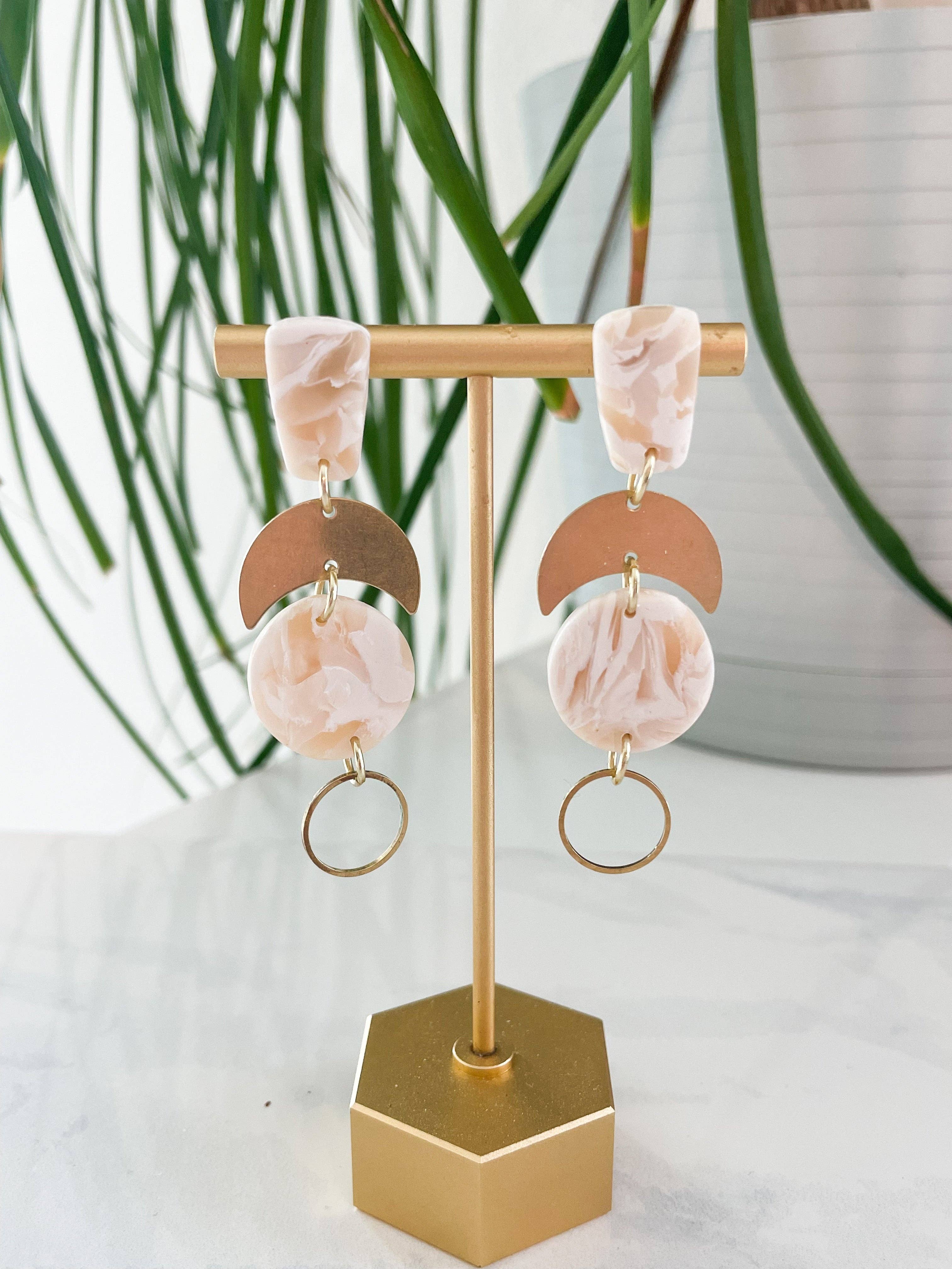 Sevdah Handmade - Wholesale Dangle Earrings - Citrine collection5